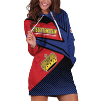 Personalized Liechtenstein Hoodie Dress Crown Symbol - Wonder Print Shop