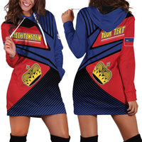 Personalized Liechtenstein Hoodie Dress Crown Symbol - Wonder Print Shop