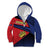 Personalized Liechtenstein Kid Hoodie Crown Symbol - Wonder Print Shop