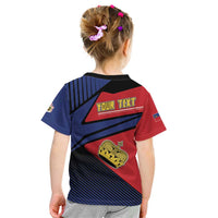 Personalized Liechtenstein Kid T Shirt Crown Symbol - Wonder Print Shop