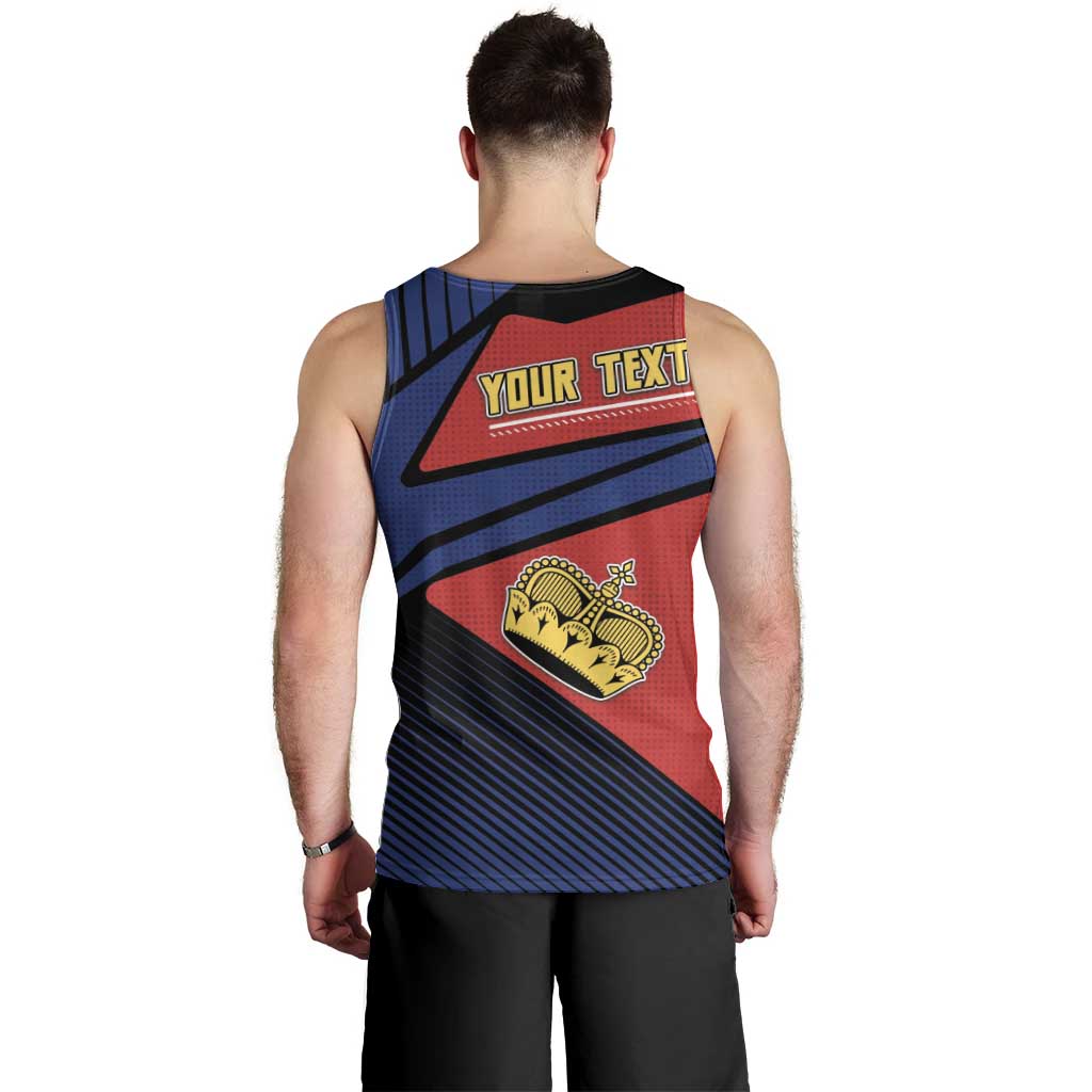 Personalized Liechtenstein Men Tank Top Crown Symbol - Wonder Print Shop