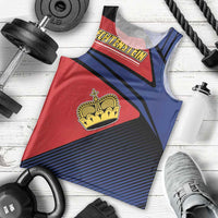 Personalized Liechtenstein Men Tank Top Crown Symbol - Wonder Print Shop