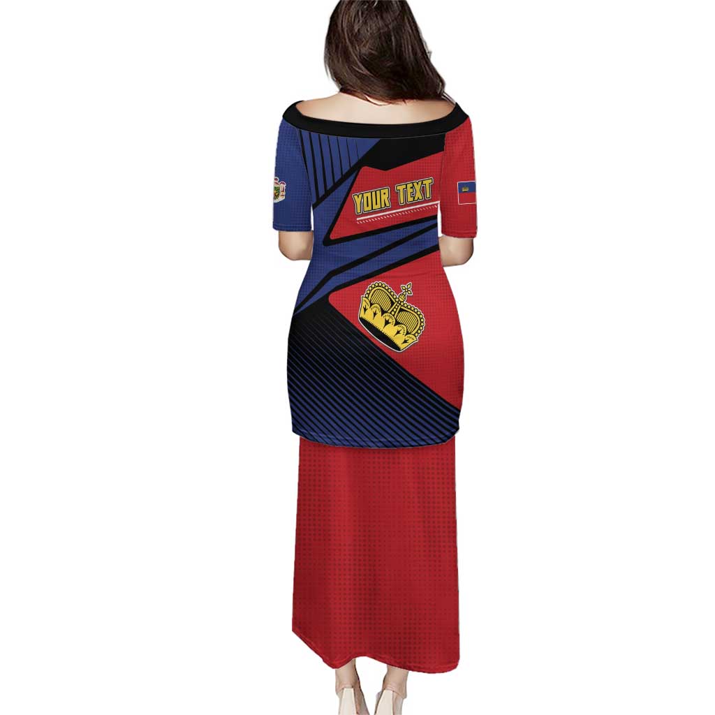 Personalized Liechtenstein Puletasi Crown Symbol - Wonder Print Shop