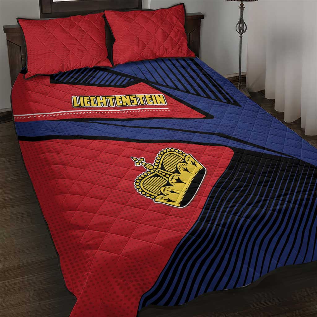 Liechtenstein Quilt Bed Set Crown Symbol - Wonder Print Shop