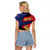 Personalized Liechtenstein Raglan Cropped T Shirt Crown Symbol - Wonder Print Shop