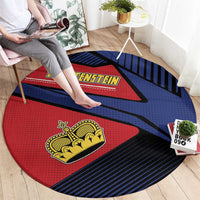Liechtenstein Round Carpet Crown Symbol - Wonder Print Shop
