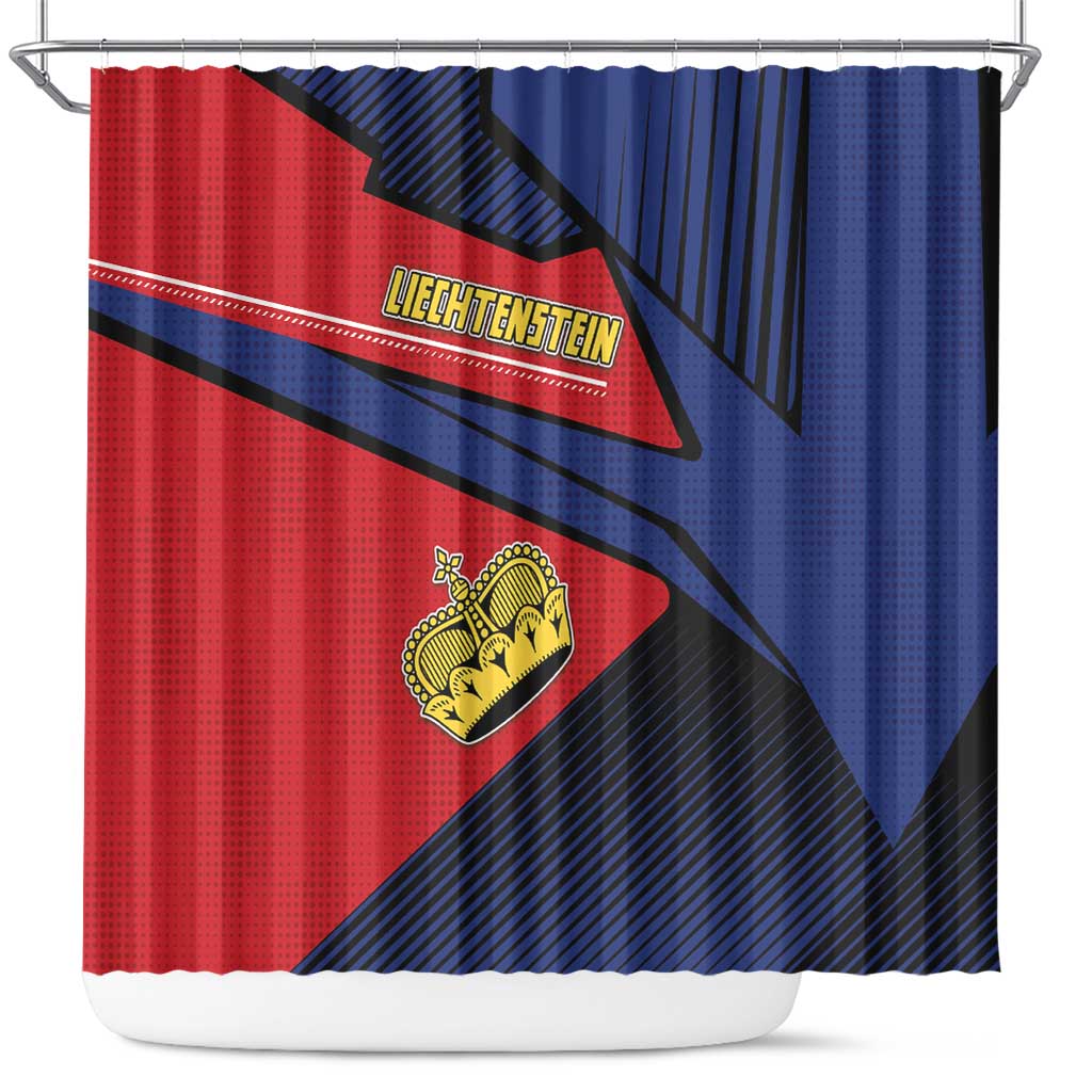 Liechtenstein Shower Curtain Crown Symbol - Wonder Print Shop