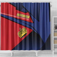 Liechtenstein Shower Curtain Crown Symbol - Wonder Print Shop