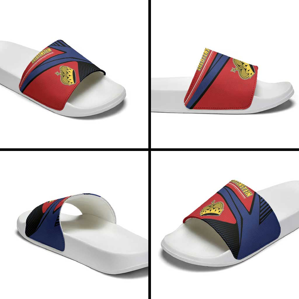 Liechtenstein Slide Sandals Crown Symbol - Wonder Print Shop