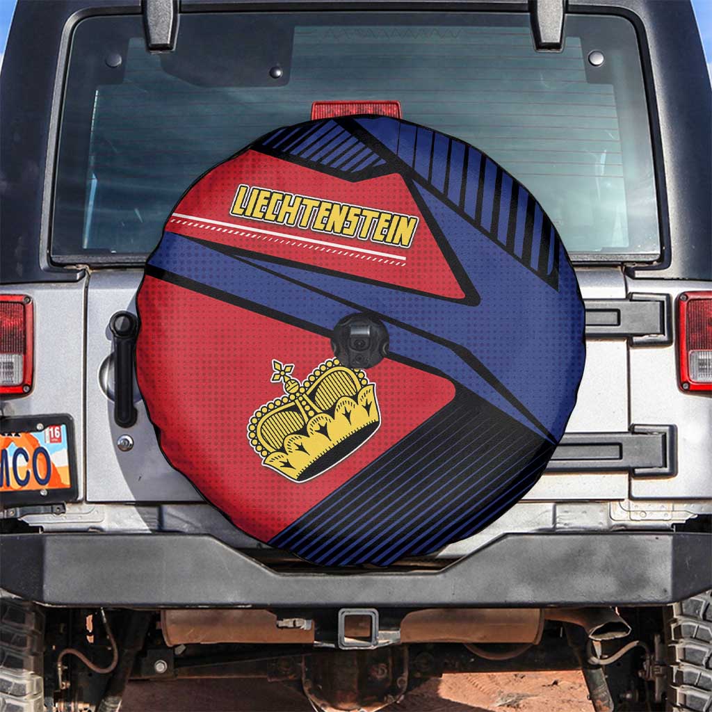Liechtenstein Spare Tire Cover Crown Symbol - Wonder Print Shop