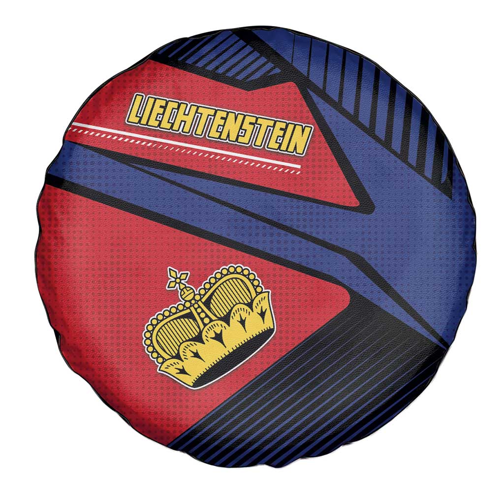 Liechtenstein Spare Tire Cover Crown Symbol - Wonder Print Shop