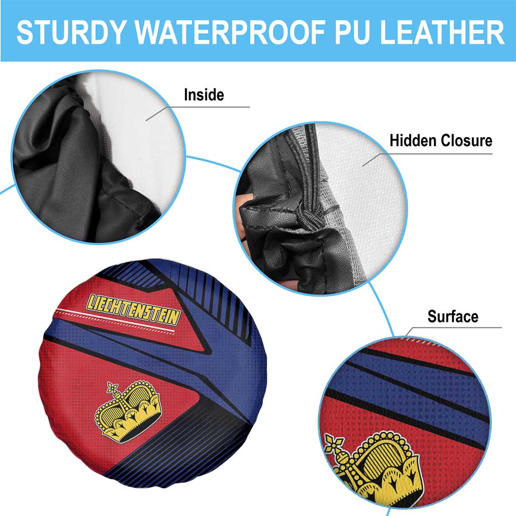 Liechtenstein Spare Tire Cover Crown Symbol - Wonder Print Shop