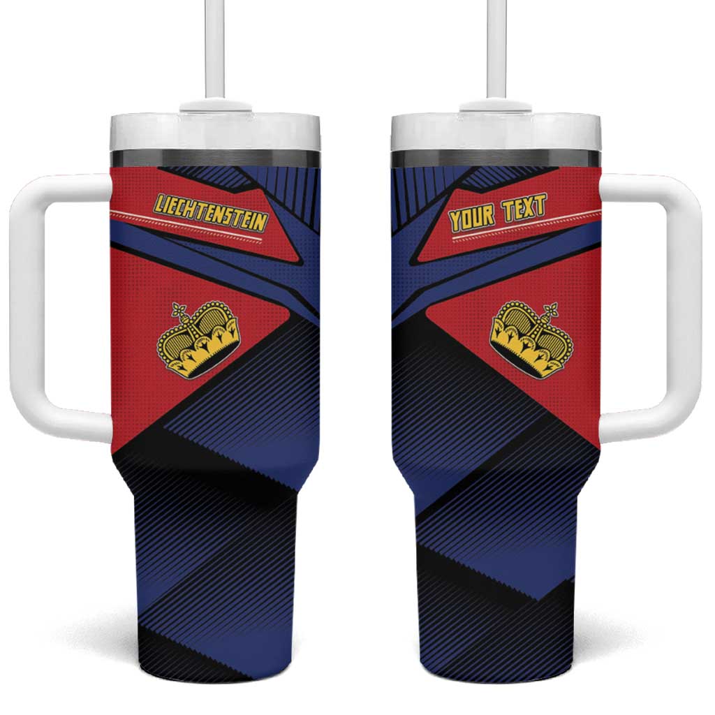 Personalized Liechtenstein Tumbler With Handle Crown Symbol - Wonder Print Shop