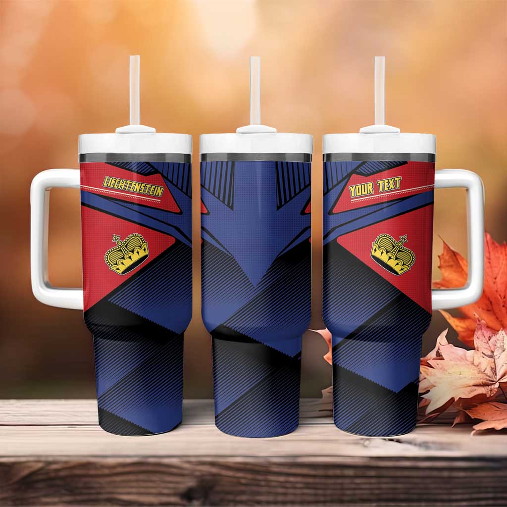 Personalized Liechtenstein Tumbler With Handle Crown Symbol - Wonder Print Shop