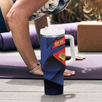 Personalized Liechtenstein Tumbler With Handle Crown Symbol - Wonder Print Shop