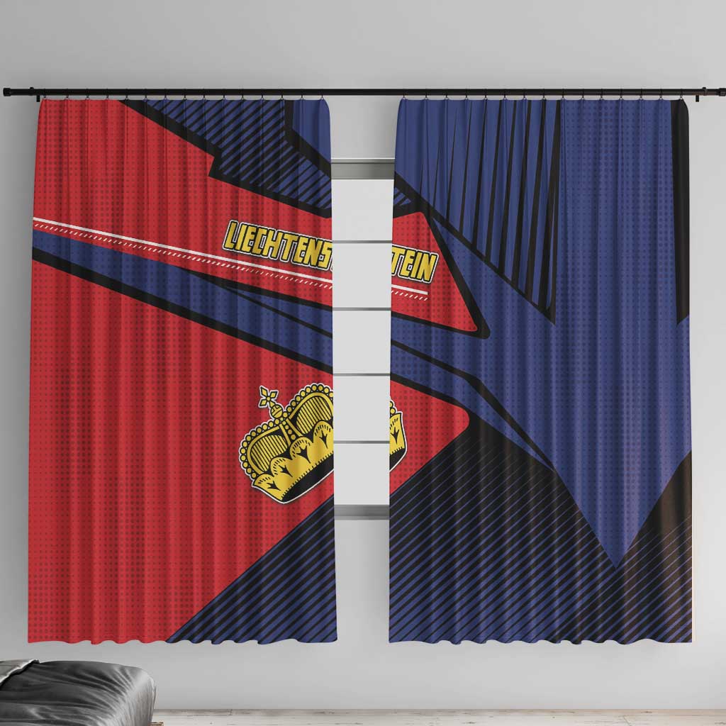 Liechtenstein Window Curtain Crown Symbol - Wonder Print Shop