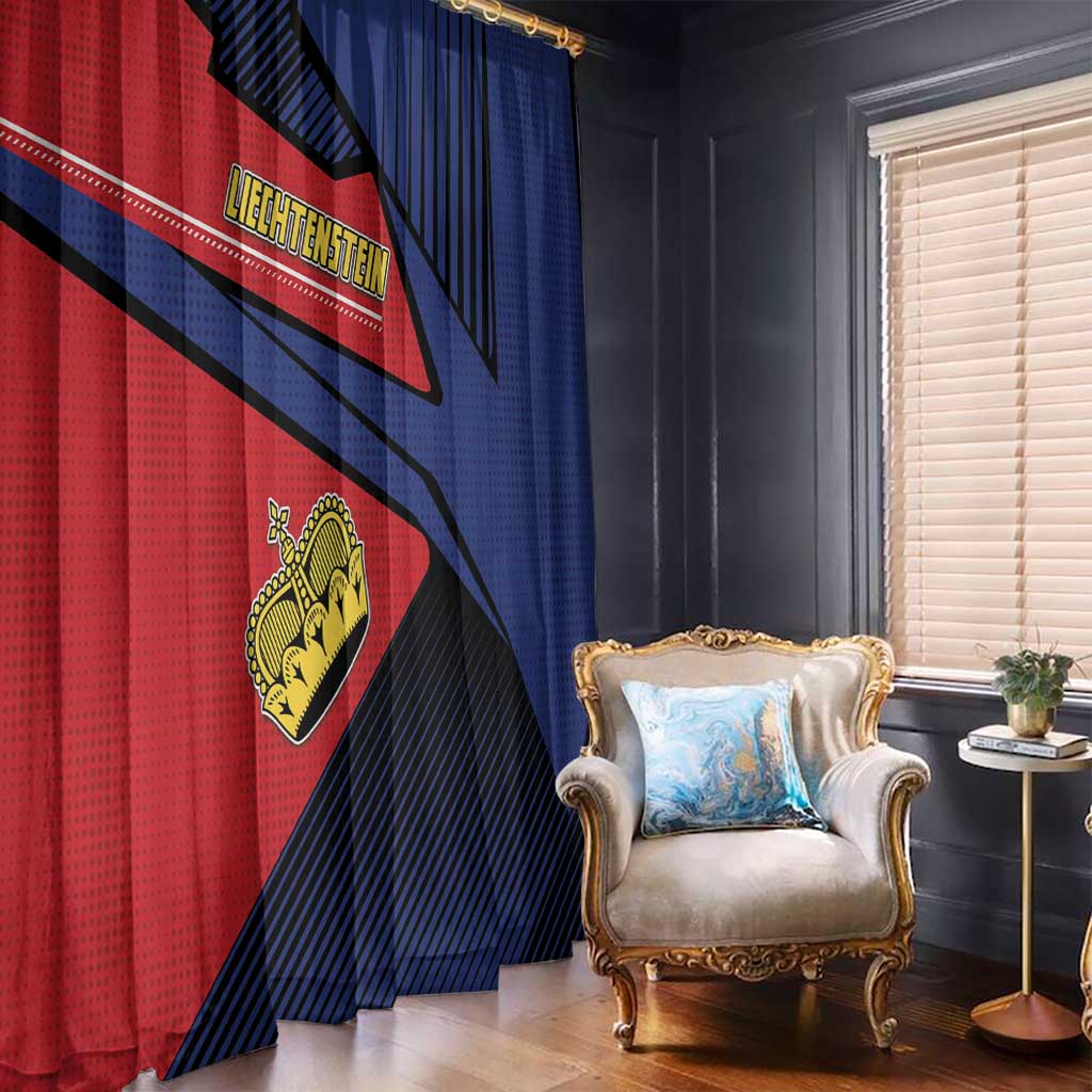 Liechtenstein Window Curtain Crown Symbol - Wonder Print Shop