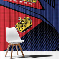 Liechtenstein Window Curtain Crown Symbol - Wonder Print Shop