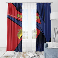 Liechtenstein Window Curtain Crown Symbol - Wonder Print Shop
