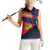 Personalized Liechtenstein Women Sleeveless Polo Shirt Crown Symbol - Wonder Print Shop
