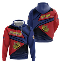 Personalized Liechtenstein Zip Hoodie Crown Symbol - Wonder Print Shop