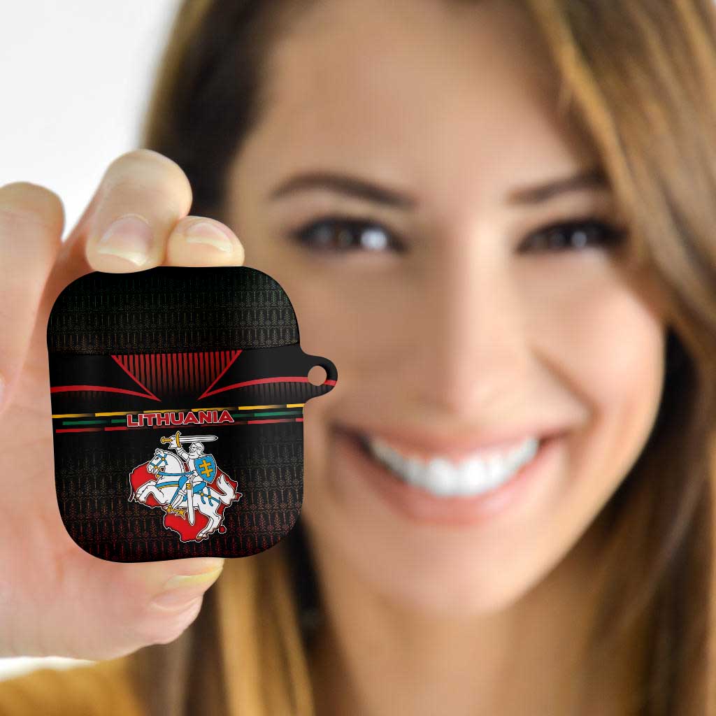 Lithuania AirPods Case Knight In Armor With Map - Wonder Print Shop