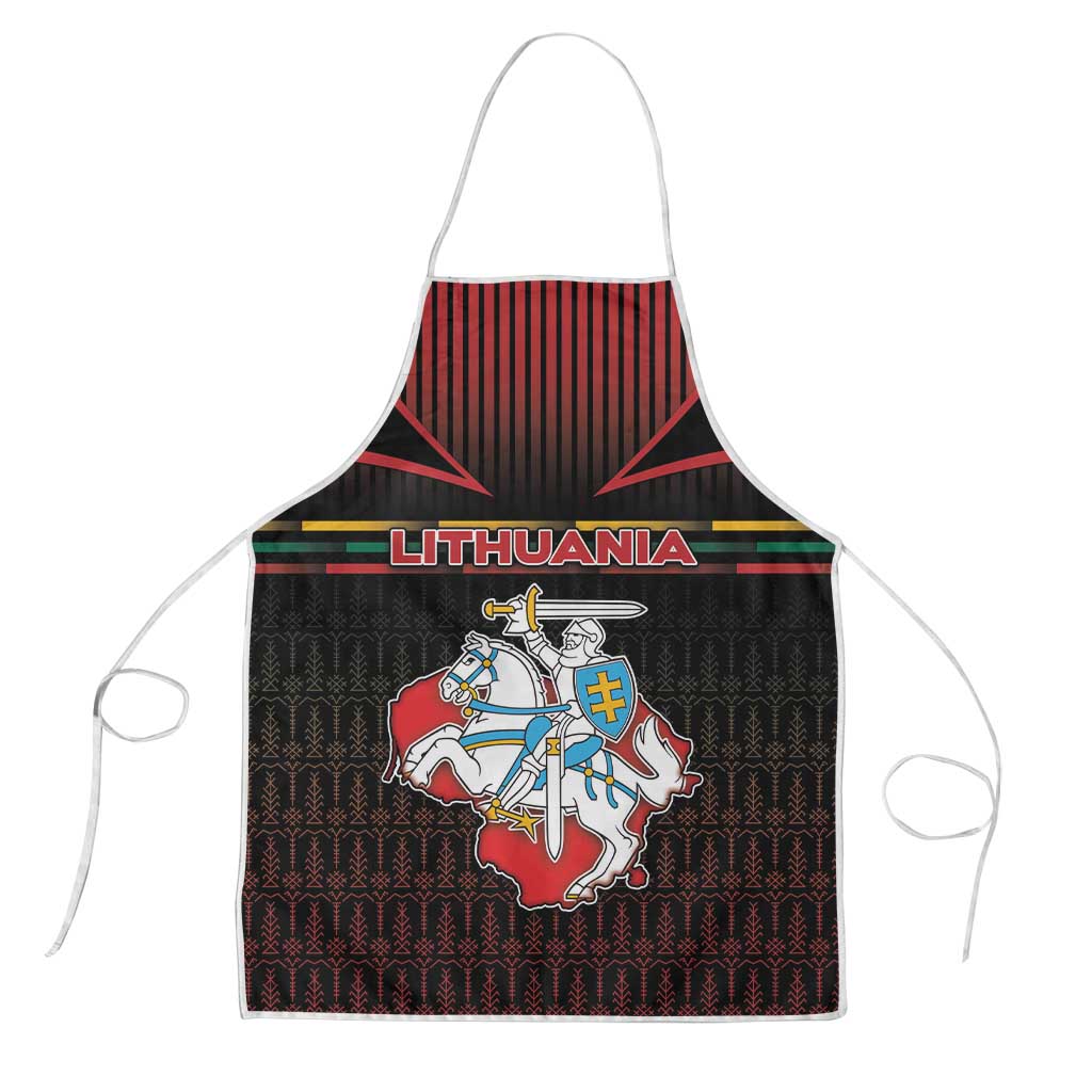 Lithuania Apron Knight In Armor With Map - Wonder Print Shop