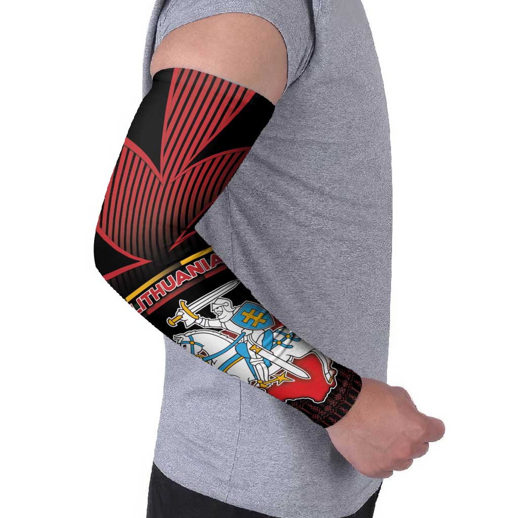 Lithuania Arm Sleeves Knight In Armor With Map - Wonder Print Shop