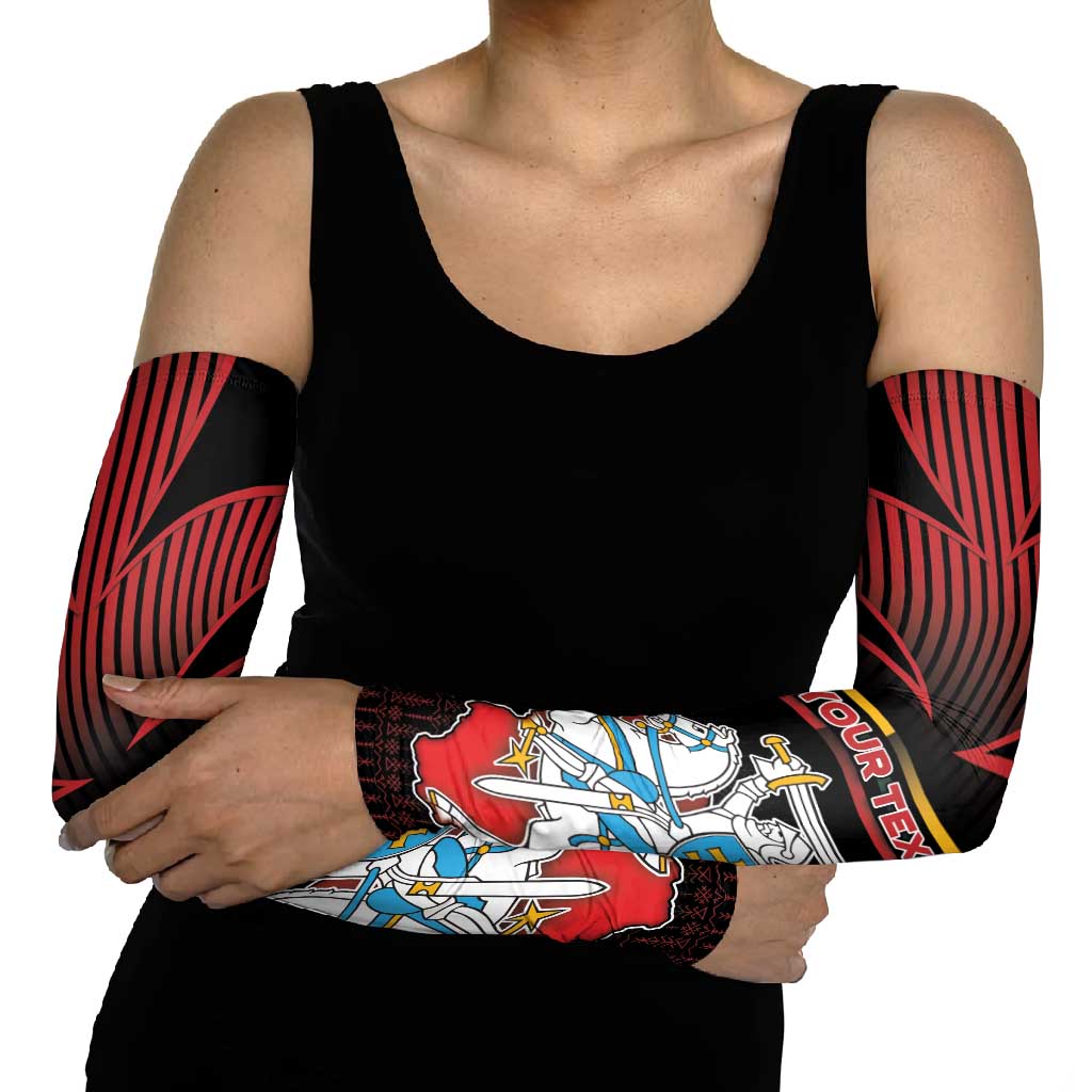Lithuania Arm Sleeves Knight In Armor With Map - Wonder Print Shop