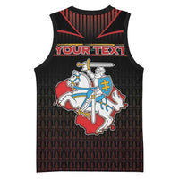 Personalized Lithuania Basketball Jersey Knight In Armor With Map - Wonder Print Shop
