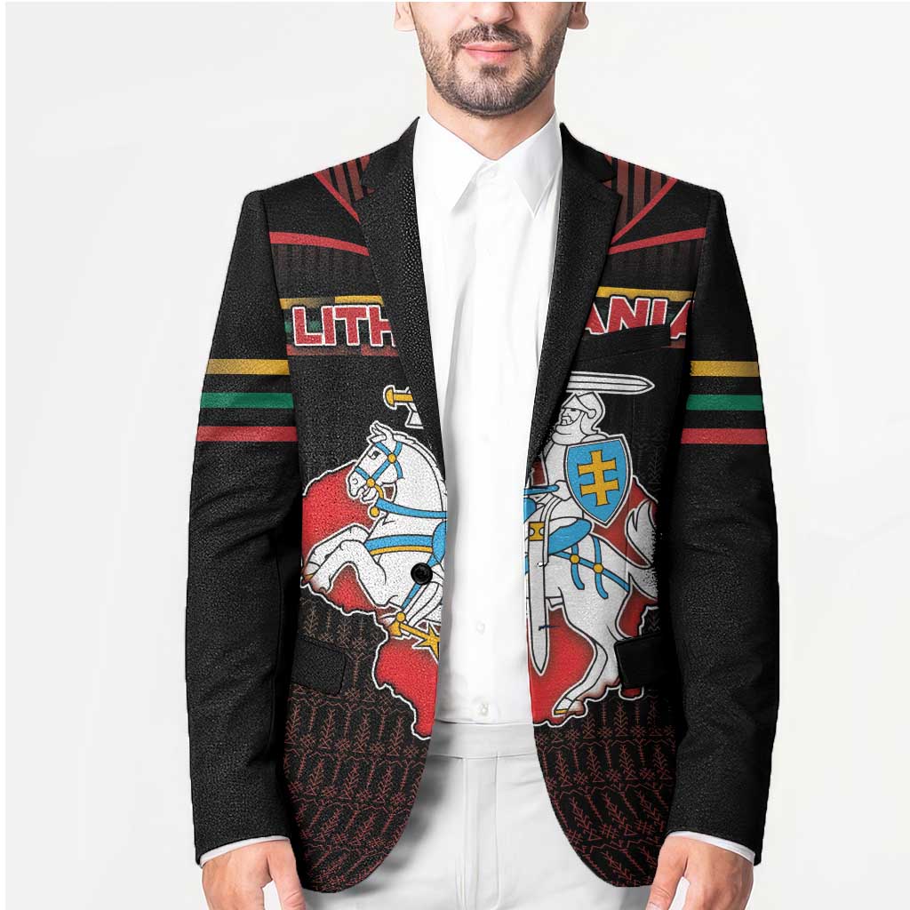 Personalized Lithuania Blazer Knight In Armor With Map - Wonder Print Shop