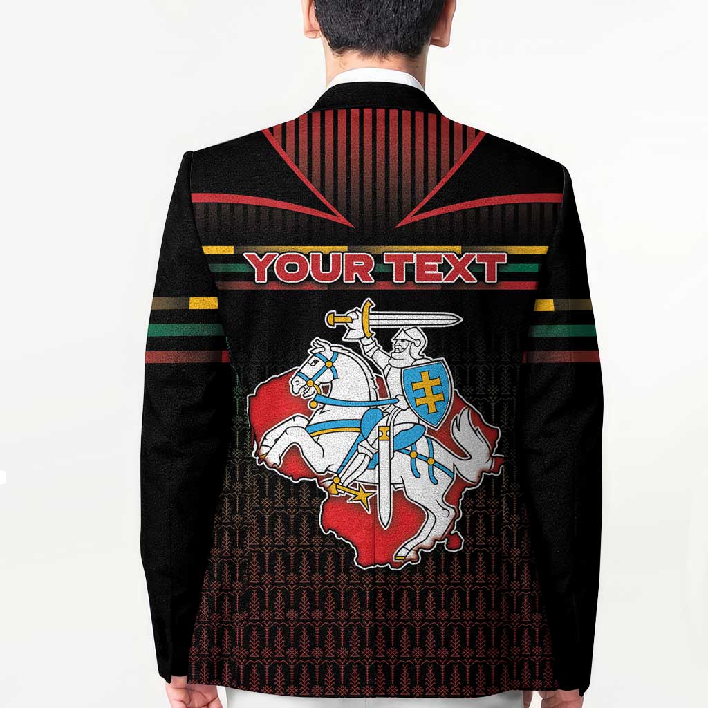 Personalized Lithuania Blazer Knight In Armor With Map - Wonder Print Shop