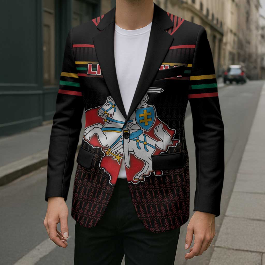 Personalized Lithuania Blazer Knight In Armor With Map - Wonder Print Shop
