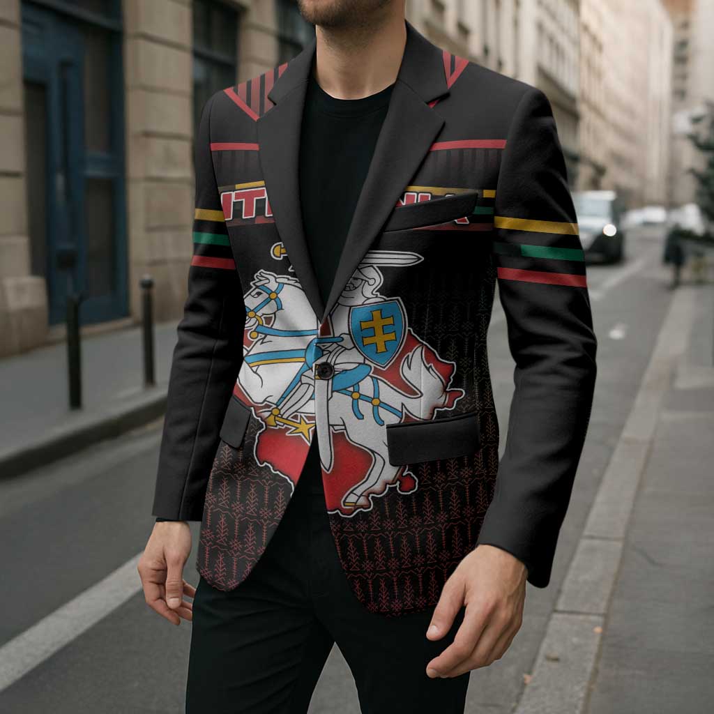 Personalized Lithuania Blazer Knight In Armor With Map - Wonder Print Shop