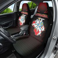 Lithuania Car Seat Cover Knight In Armor With Map - Wonder Print Shop