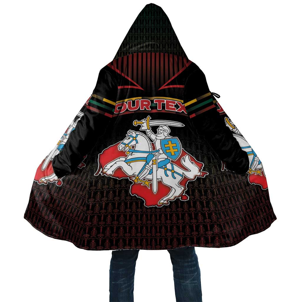 Personalized Lithuania Cloak Knight In Armor With Map - Wonder Print Shop