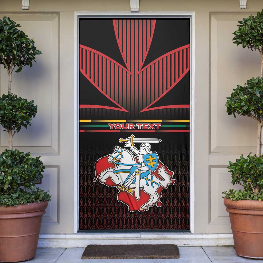 Lithuania Door Cover Knight In Armor With Map - Wonder Print Shop