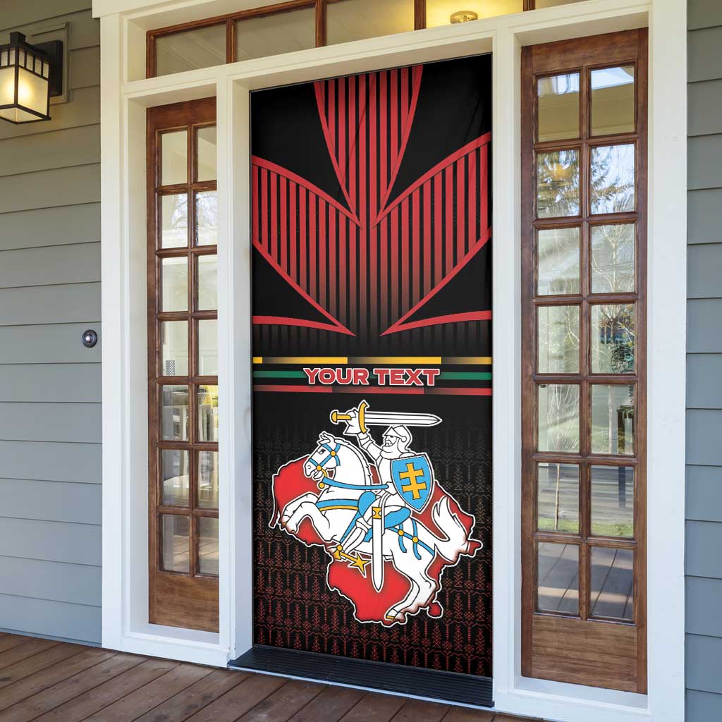 Lithuania Door Cover Knight In Armor With Map - Wonder Print Shop