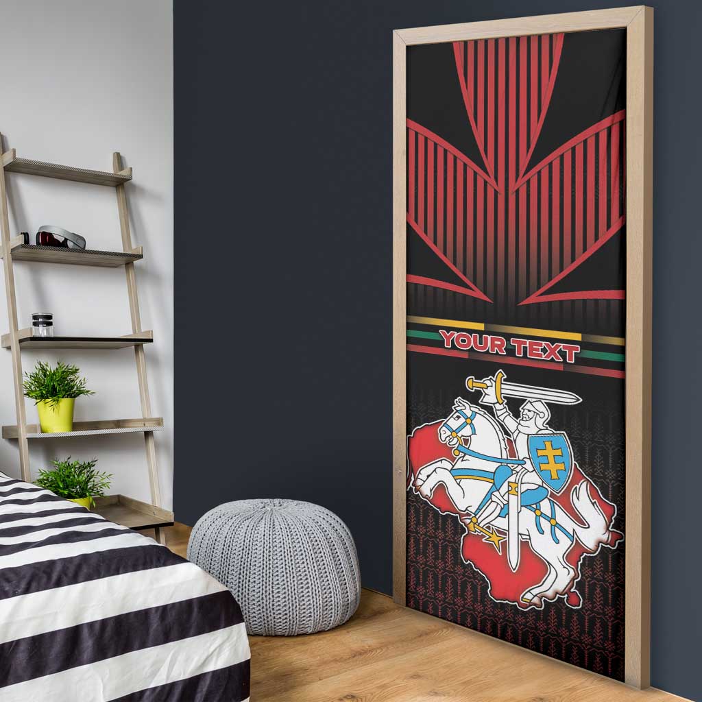 Lithuania Door Cover Knight In Armor With Map - Wonder Print Shop