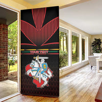 Lithuania Door Cover Knight In Armor With Map - Wonder Print Shop