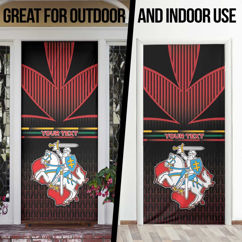 Lithuania Door Cover Knight In Armor With Map - Wonder Print Shop