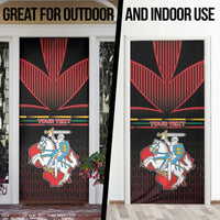 Lithuania Door Cover Knight In Armor With Map - Wonder Print Shop