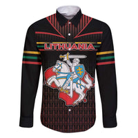 Personalized Lithuania Family Matching Long Sleeve Bodycon Dress and Hawaiian Shirt Knight In Armor With Map - Wonder Print Shop