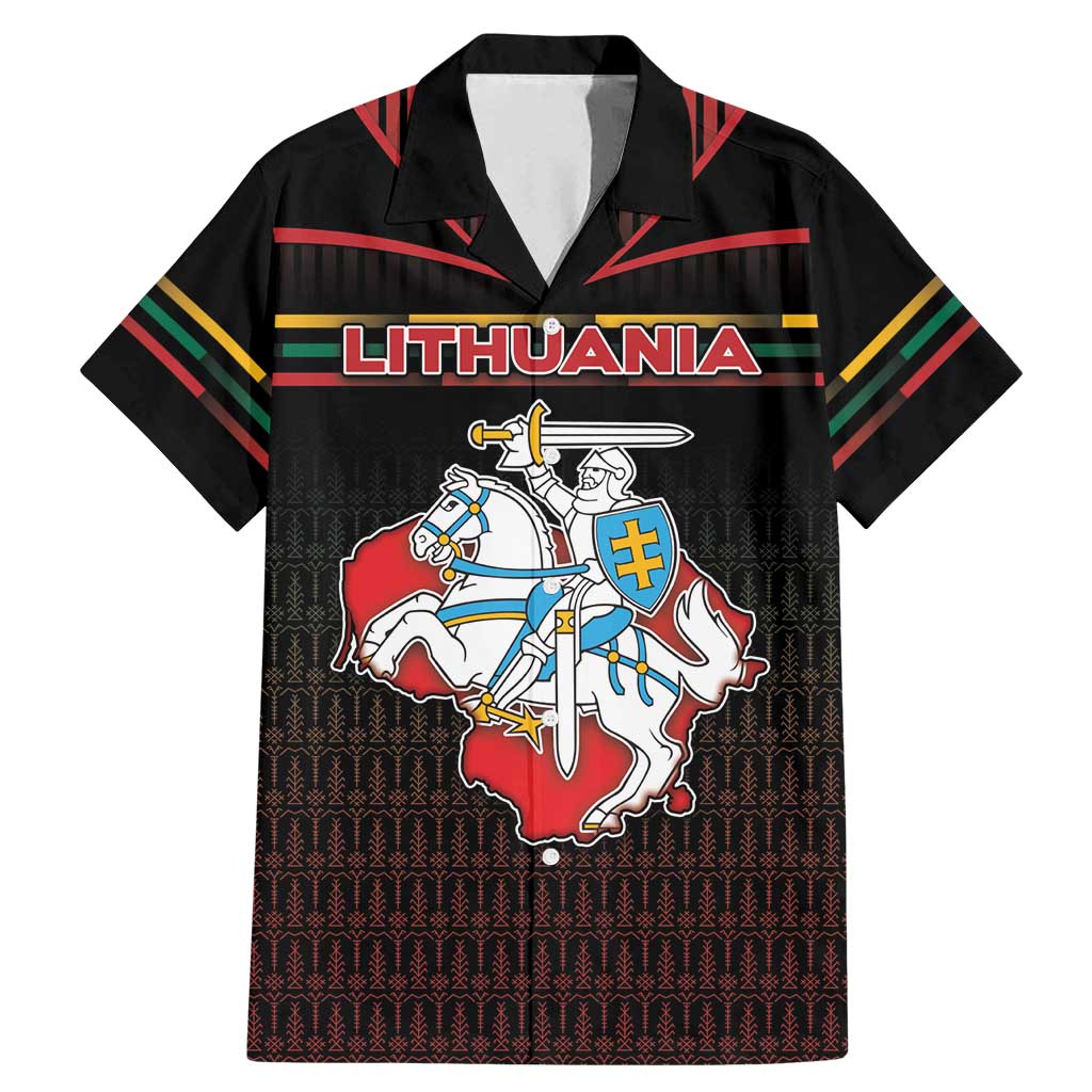 Personalized Lithuania Family Matching Mermaid Dress and Hawaiian Shirt Knight In Armor With Map - Wonder Print Shop