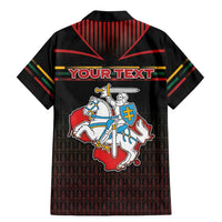 Personalized Lithuania Family Matching Mermaid Dress and Hawaiian Shirt Knight In Armor With Map - Wonder Print Shop