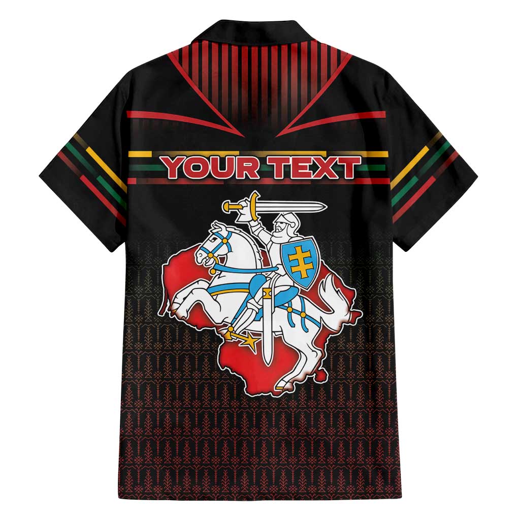 Personalized Lithuania Family Matching Off Shoulder Maxi Dress and Hawaiian Shirt Knight In Armor With Map - Wonder Print Shop