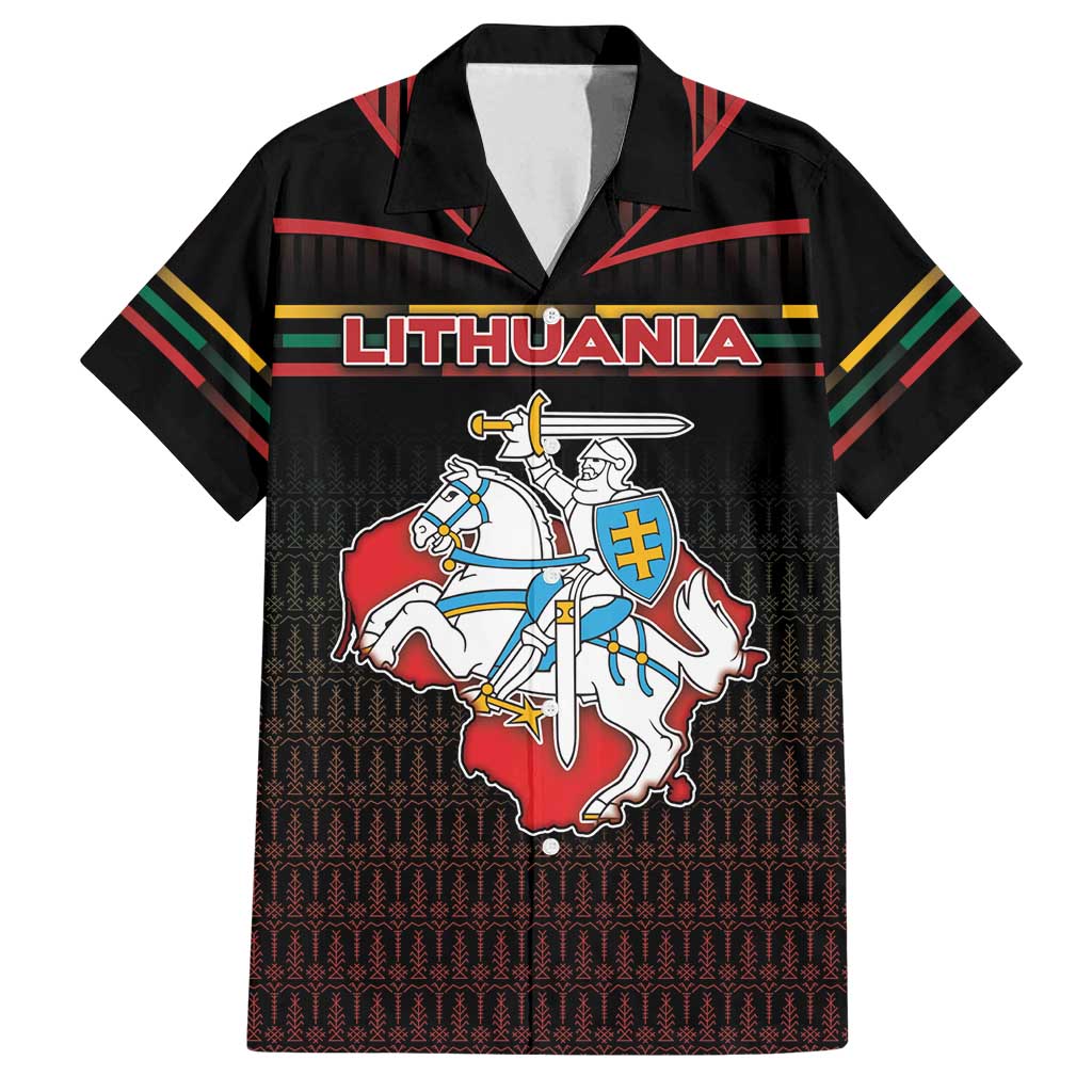 Personalized Lithuania Family Matching Puletasi and Hawaiian Shirt Knight In Armor With Map - Wonder Print Shop