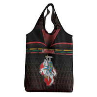 Lithuania Grocery Bag Knight In Armor With Map - Wonder Print Shop