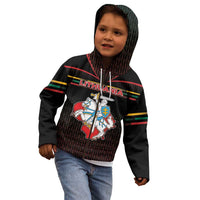 Personalized Lithuania Kid Hoodie Knight In Armor With Map - Wonder Print Shop