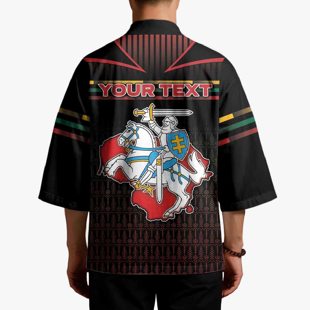 Personalized Lithuania Kimono Knight In Armor With Map - Wonder Print Shop